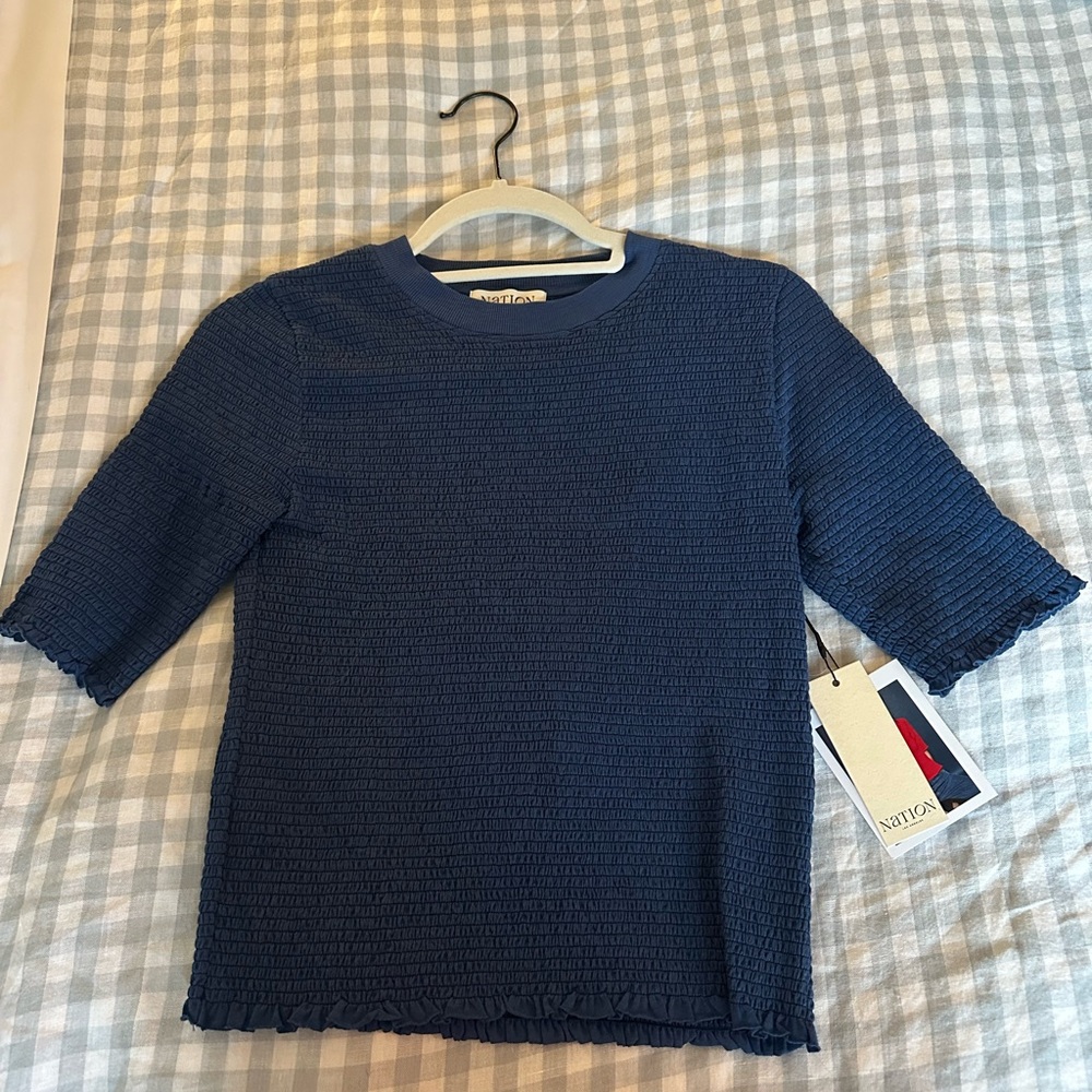 Nation LTD blue top